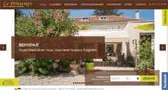 Desktop Screenshot of hotelprintemps.com